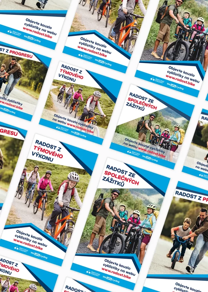 Design bannerů pro Český Svaz Cyklistiky