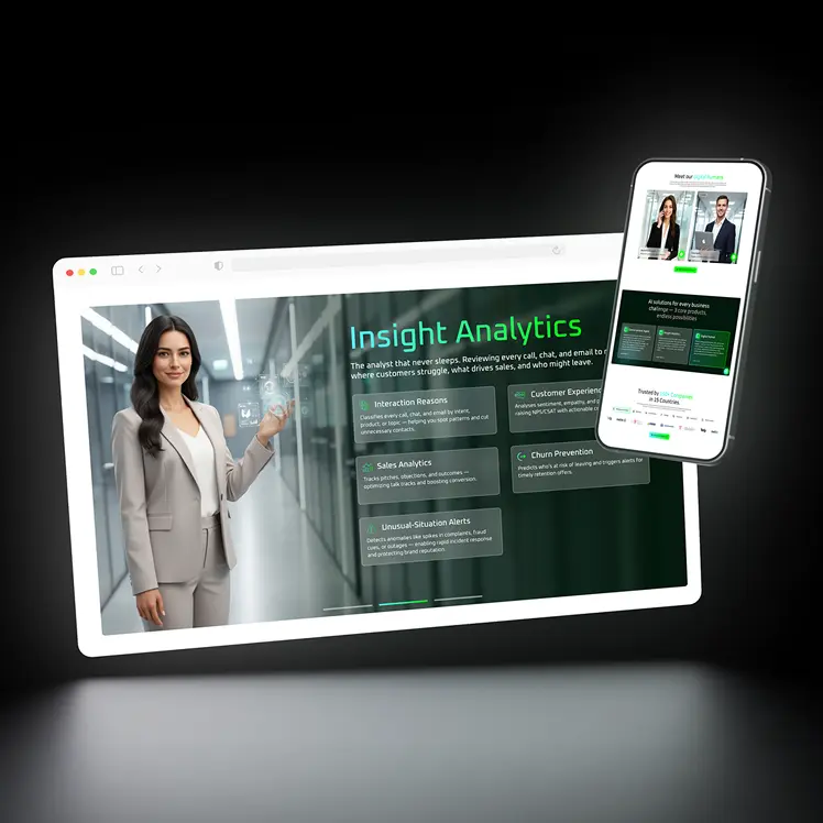 Responzivní webdesign Insight Analytics pro Born Digital